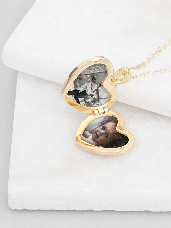 Seraphine Treat Republic Personalised Heart Photo Locket