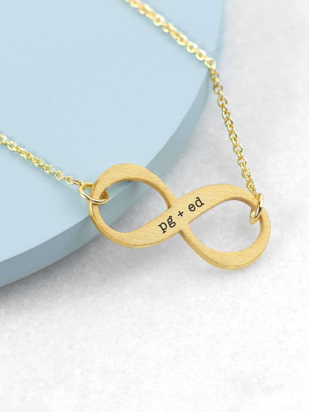 seraphine Treat Republic Personalised Infinity Twist Necklace