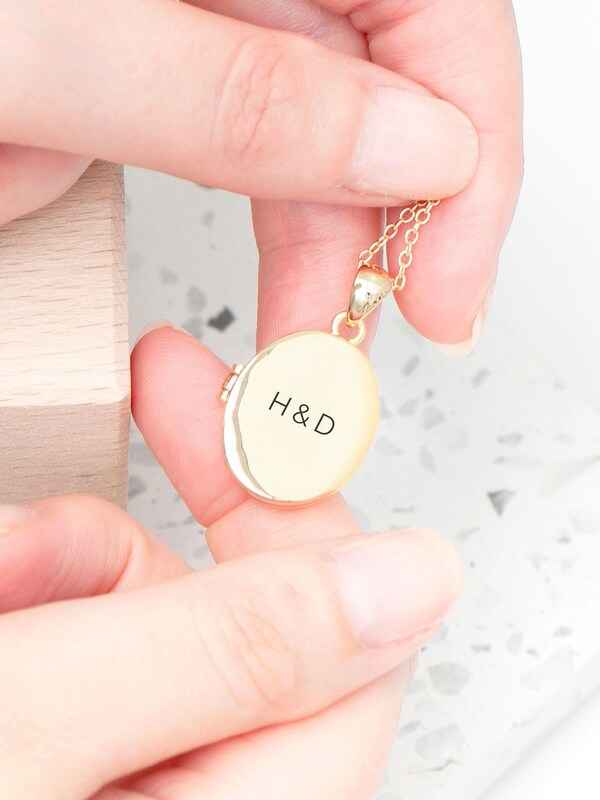 Seraphine Treat Republic Personalised Oval Photo Locket