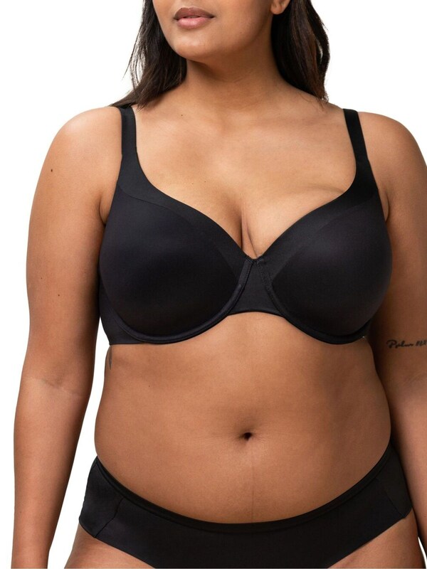 Seraphine Triumph Black Wired Body Make-Up Soft Touch Padded Bra