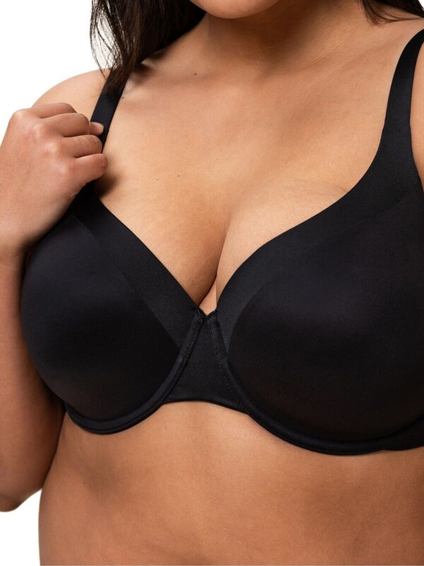 Seraphine Triumph Black Wired Body Make-Up Soft Touch Padded Bra