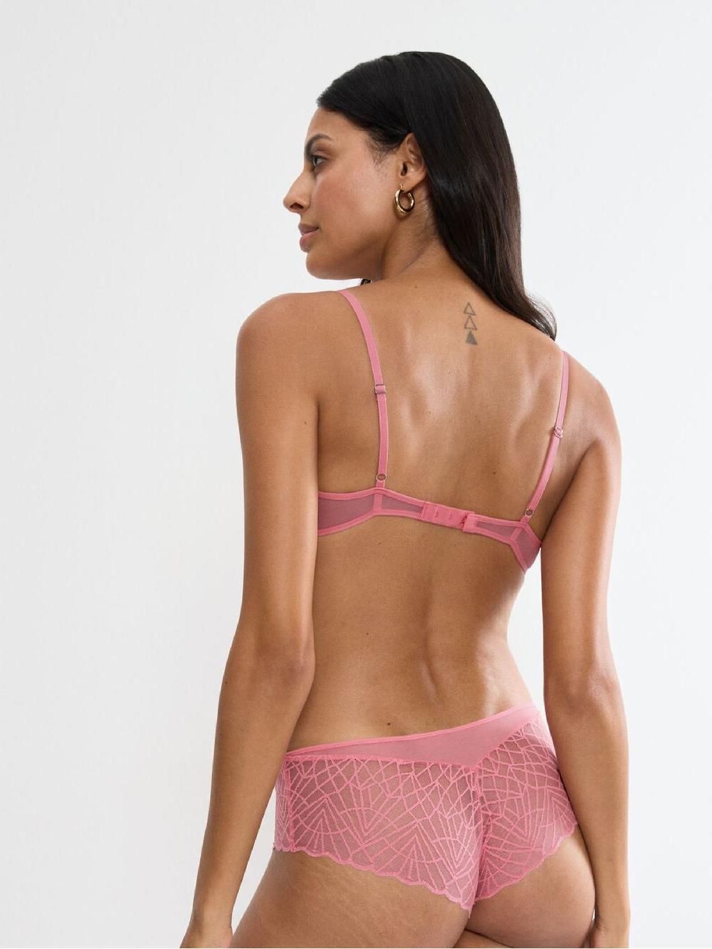 seraphine Triumph Pink That Night In Vegas Wired Half Cup Bra