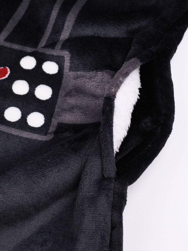 Seraphine Vanilla Underground Black Mens Star Wars Blanket Hoodie