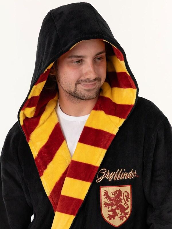 Seraphine Vanilla Underground Black/Red Gryffindor Harry Potter Hooded Bathrobe Dressing Gown
