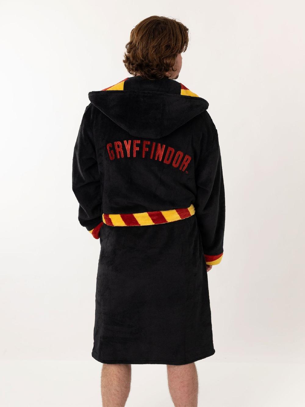 seraphine Vanilla Underground Black/Red Gryffindor Harry Potter Hooded Bathrobe Dressing Gown