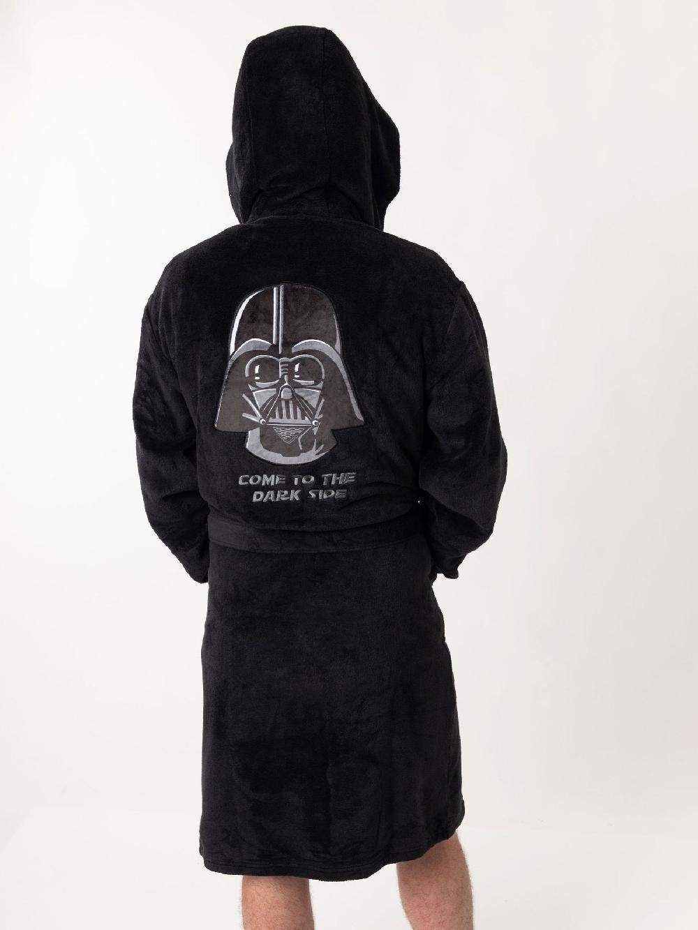 seraphine Vanilla Underground Black Star Wars Darth Vader Hooded Bath Robe