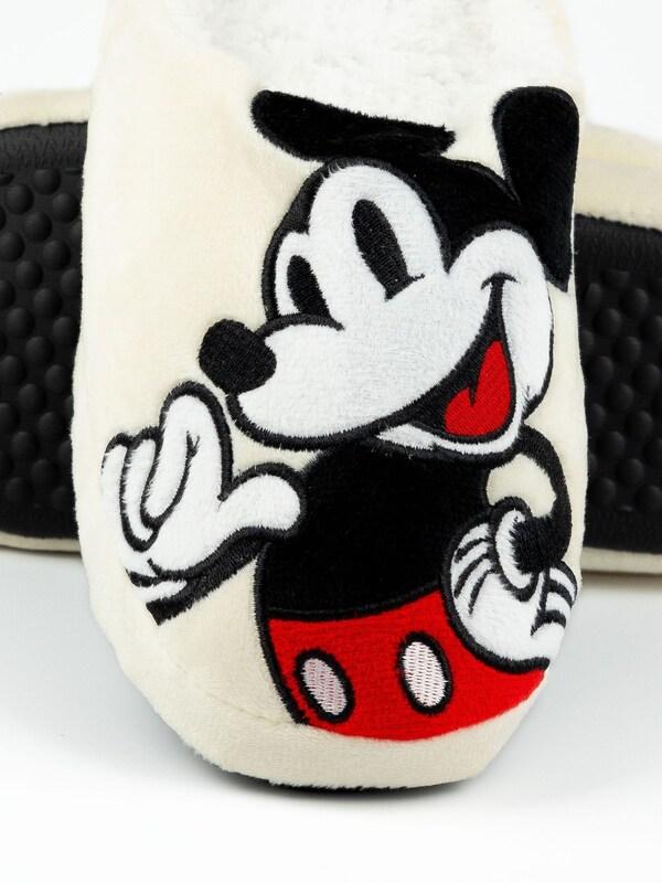 Seraphine Vanilla Underground Cream Mickey Mouse Adult Winter Slippers