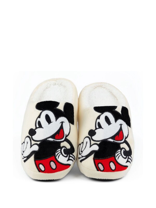 Seraphine Vanilla Underground Cream Mickey Mouse Adult Winter Slippers