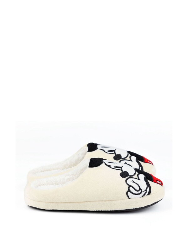 Seraphine Vanilla Underground Cream Mickey Mouse Adult Winter Slippers