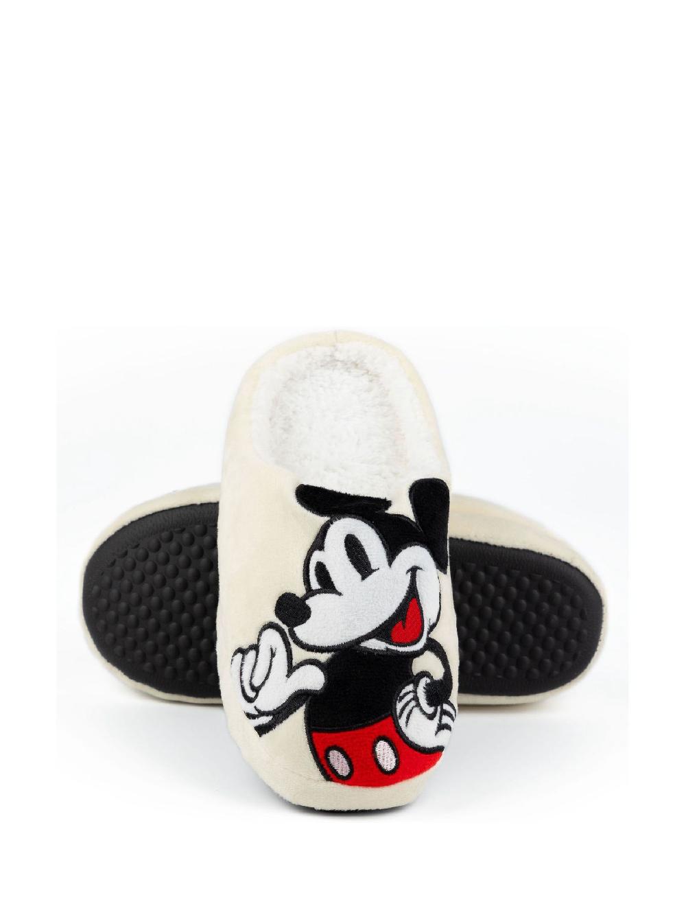 seraphine Vanilla Underground Cream Mickey Mouse Adult Winter Slippers