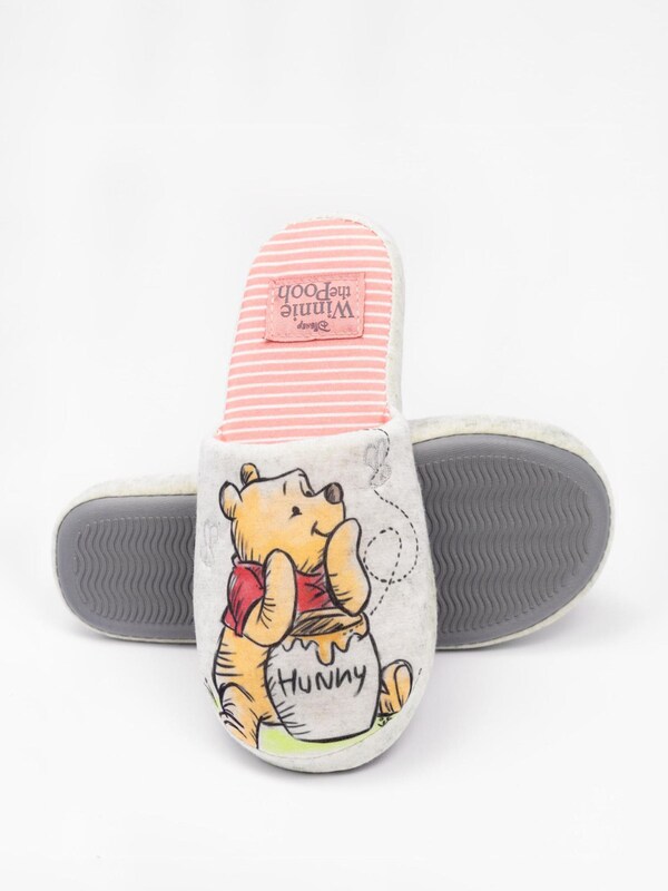 Seraphine Vanilla Underground Ecru Winnie The Pooh Womens Winter Mule Slippers