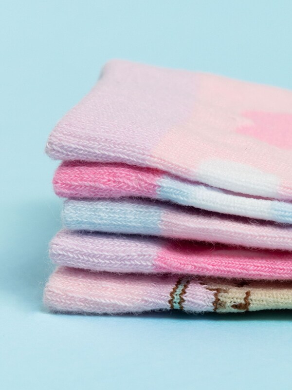 Seraphine Vanilla Underground Pink Girls Pusheen Socks 5 Pack