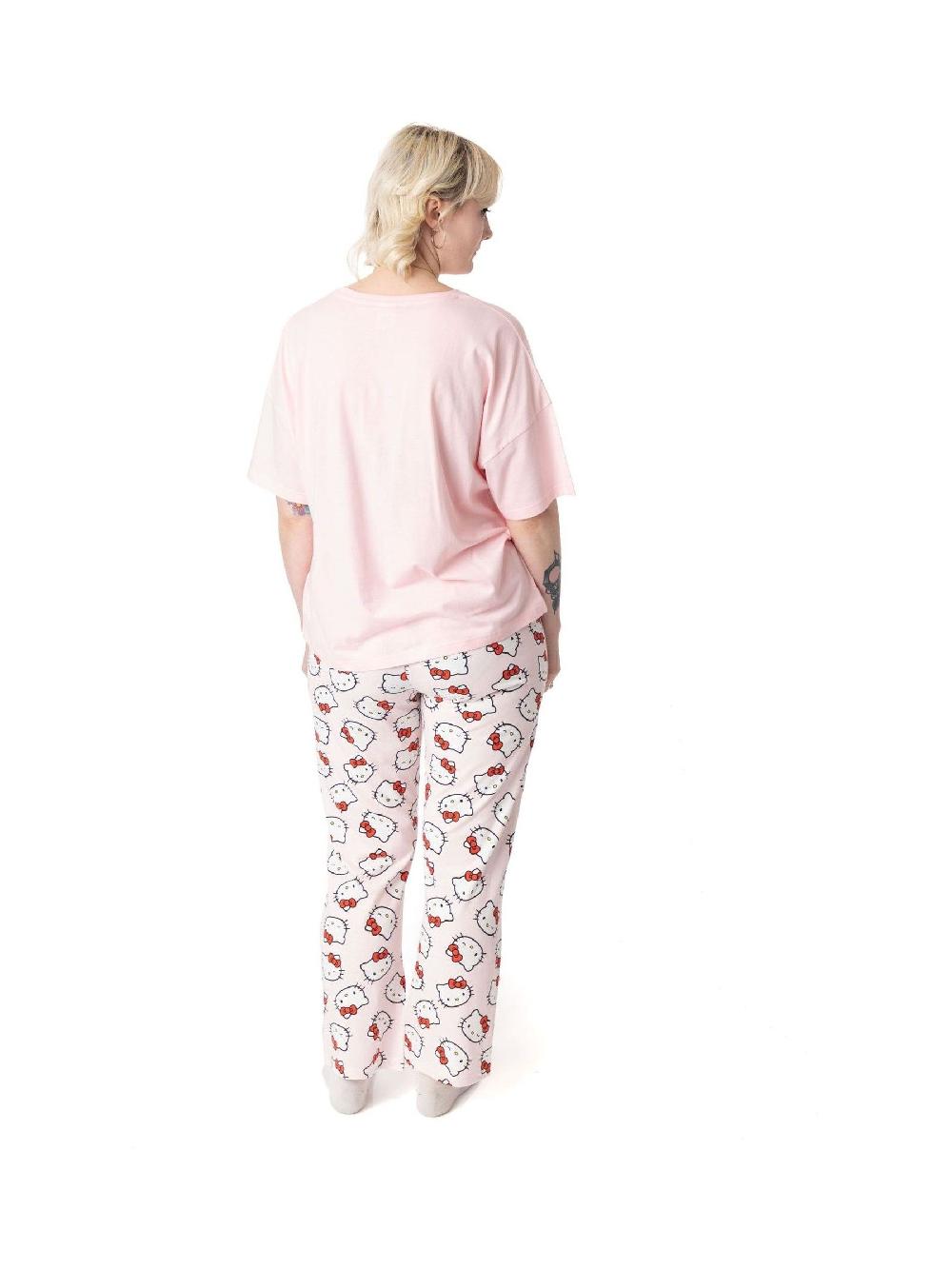 seraphine Vanilla Underground Pink Hello Kitty Womens Pyjamas Set