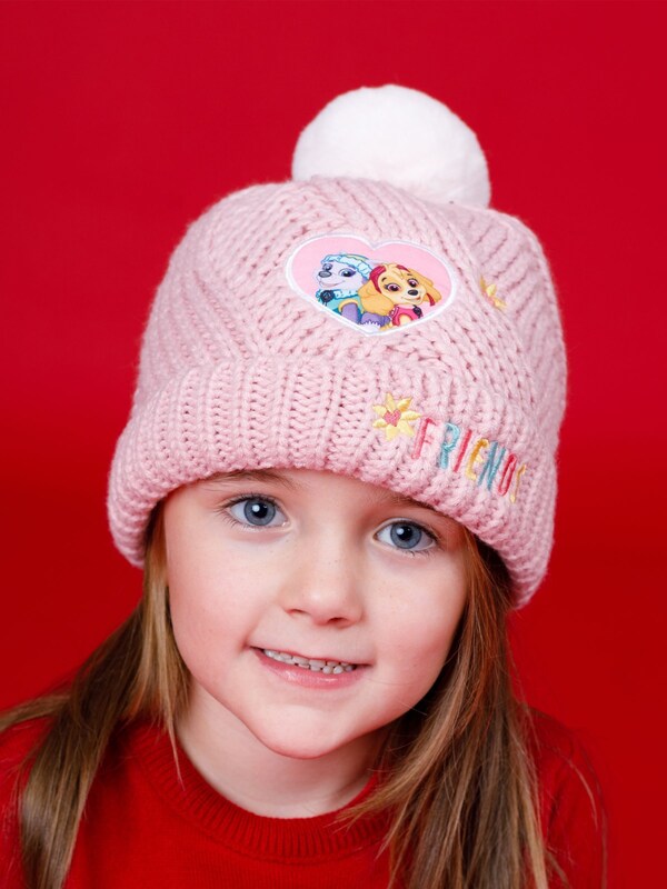 Seraphine Vanilla Underground Pink Paw Patrol Girls Winter Beanie And Scarf Set