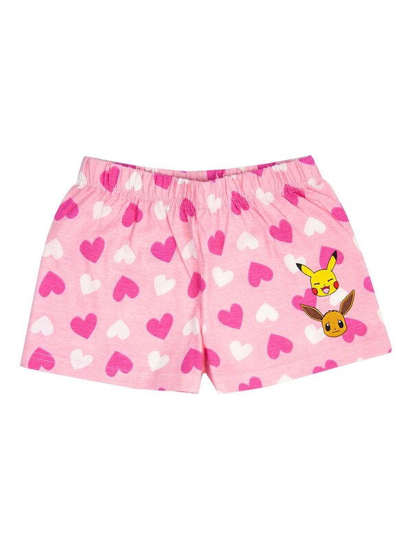 Seraphine Vanilla Underground White Pokemon Pikachu Eeevee Short Sleeve Short Leg Pyjamas Set