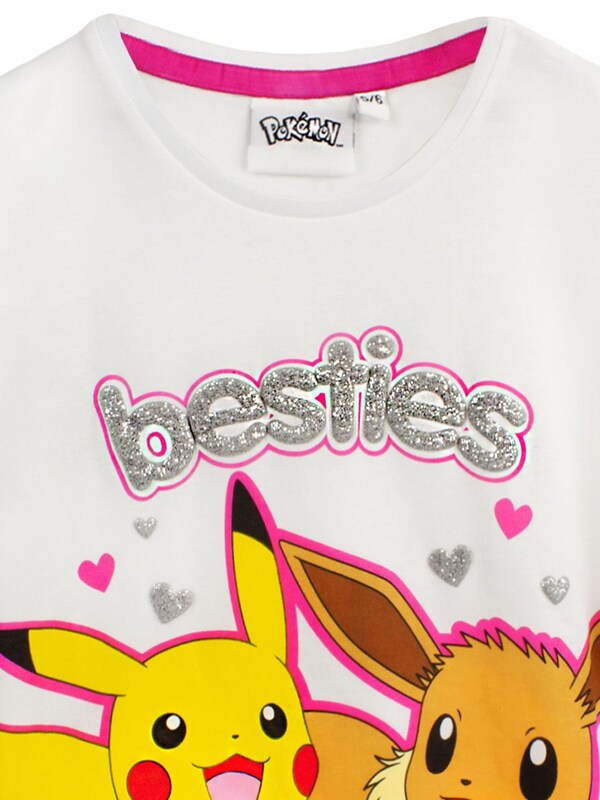 Seraphine Vanilla Underground White Pokemon Pikachu Eeevee Short Sleeve Short Leg Pyjamas Set