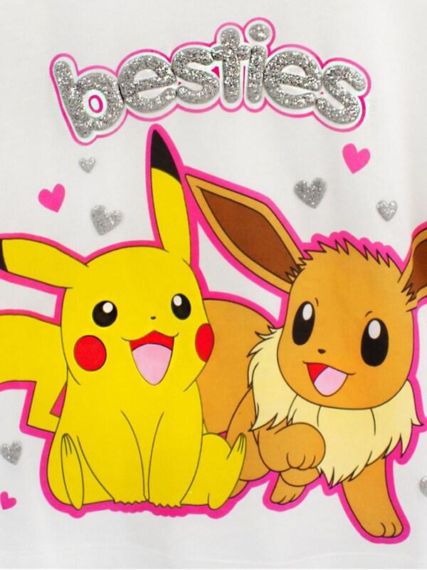 Seraphine Vanilla Underground White Pokemon Pikachu Eeevee Short Sleeve Short Leg Pyjamas Set