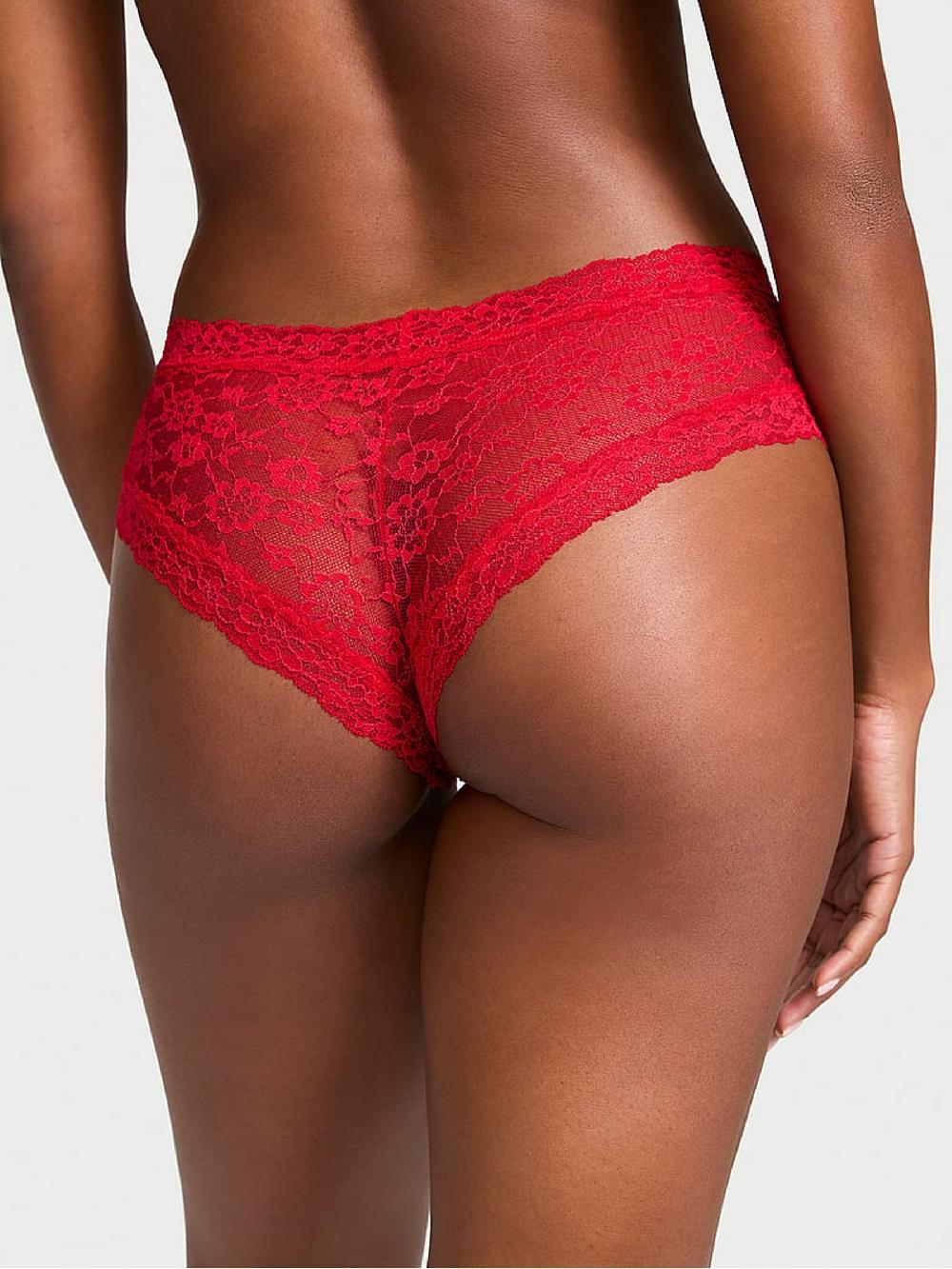 seraphine Victoria's Secret Lipstick Red Cheeky Knickers