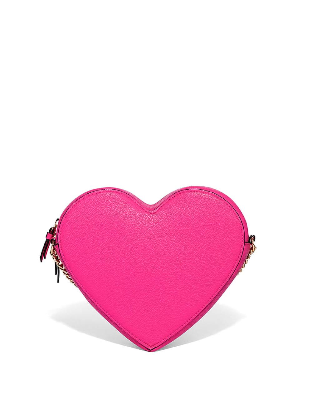 seraphine Victoria's Secret Pink Heart Crossbody Bag