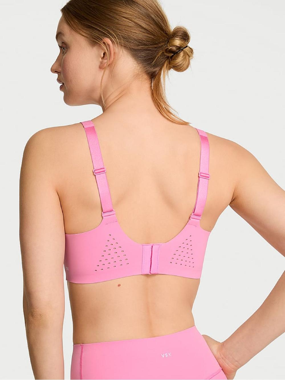 seraphine Victoria's Secret Pink Sugar Back Close Featherweight Max™ High Impact Sports Bra