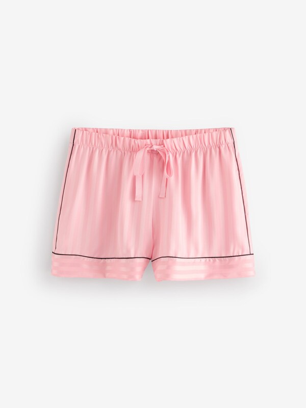 Seraphine Victoria's Secret Pretty Blossom Pink Stripe Satin Short Pyjama Set