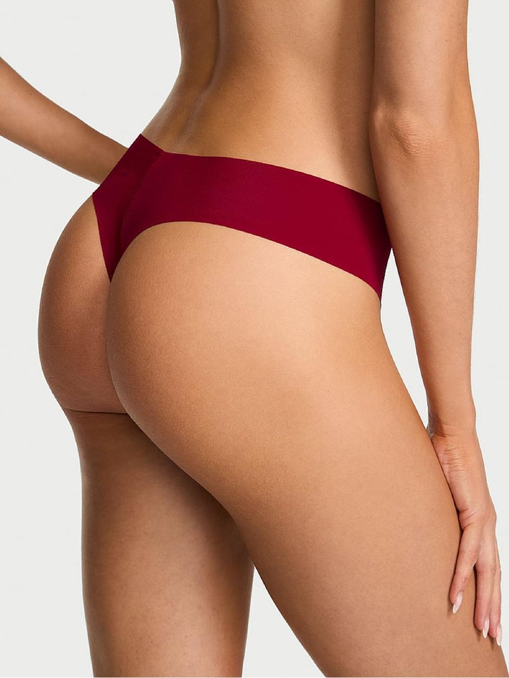 seraphine Victoria's Secret Red Lacquer Thong Heart Cut Out Knickers