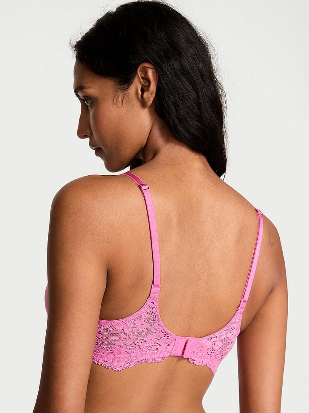 seraphine Victoria's Secret Rose Garden Pink Push Up Bra