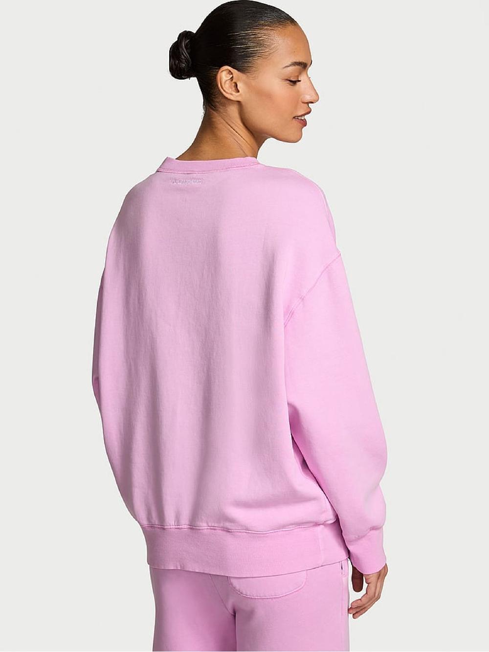 seraphine Victoria's Secret Washed Bikini Purple Angel Oversized Sweatshirt