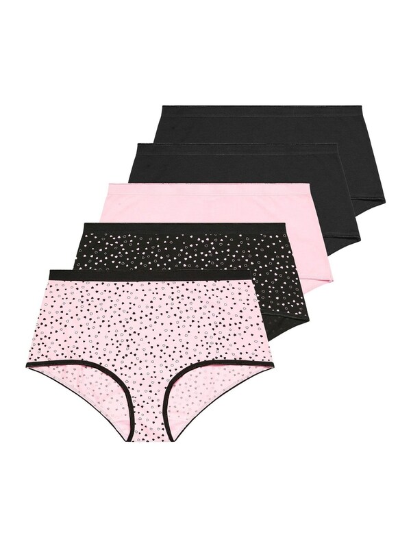 Seraphine Yours Curve Black Stretch Full Briefs 5 Pack