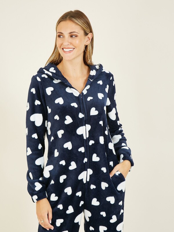 Seraphine Yumi Blue Heart Super Soft All-In-One With Pockets