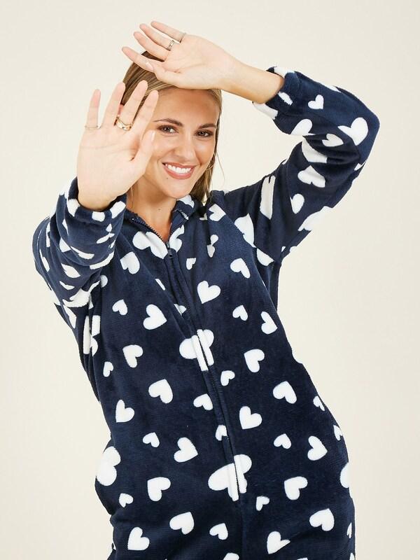 Seraphine Yumi Blue Heart Super Soft All-In-One With Pockets