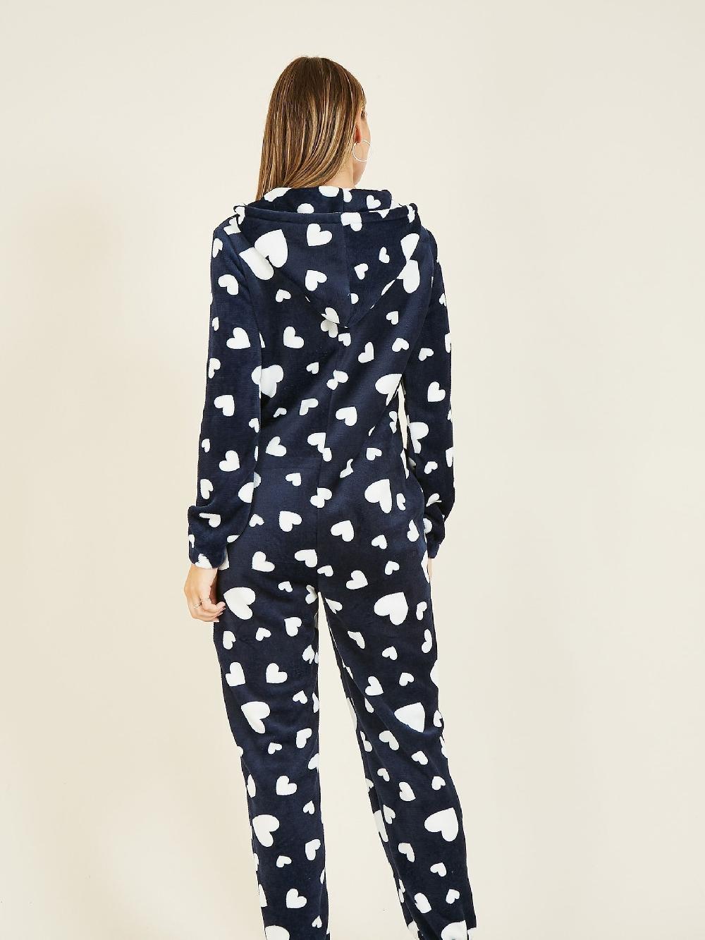 seraphine Yumi Blue Heart Super Soft All-In-One With Pockets