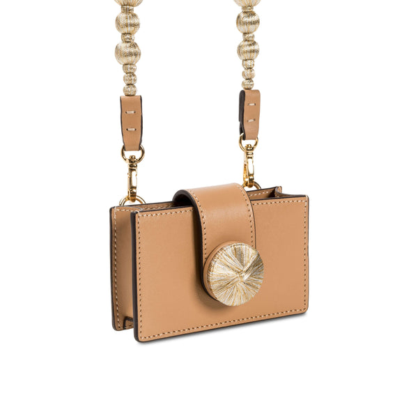 Serena Uziyel Alessa Cappucino Card Holder Card Holder