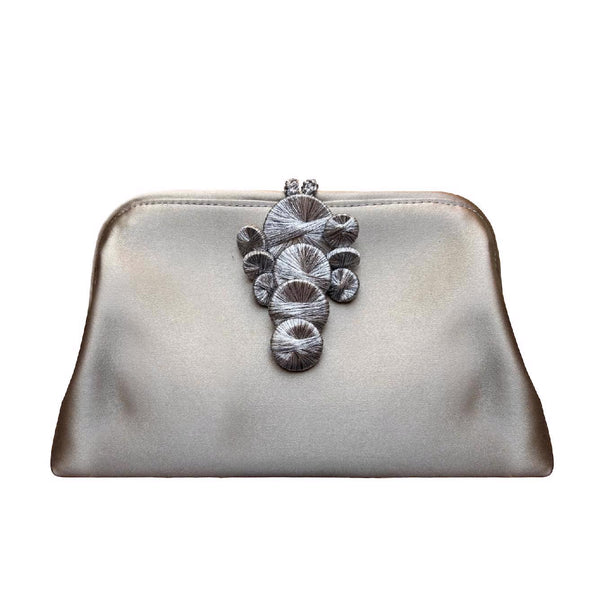 serena uziyel Alessa Electrum & Antique Silver Pouch Bag Pouch Bags