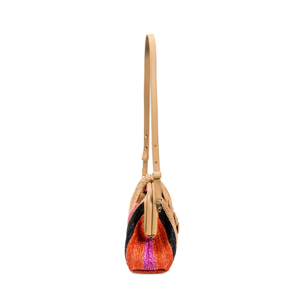 Serena Uziyel Alessa Multicolor & Beige Pouch Bag Pouch Bags