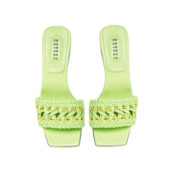 Serena Uziyel Almeria Avocado Mid-Heel Sandal Mid-Heels