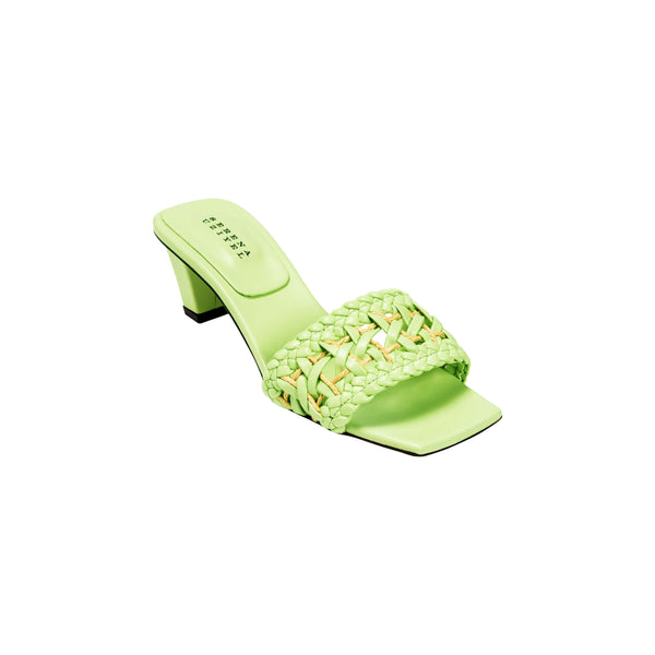 Serena Uziyel Almeria Avocado Mid-Heel Sandal Mid-Heels