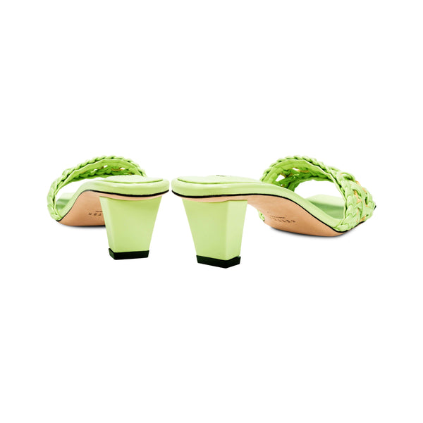 Serena Uziyel Almeria Avocado Mid-Heel Sandal Mid-Heels