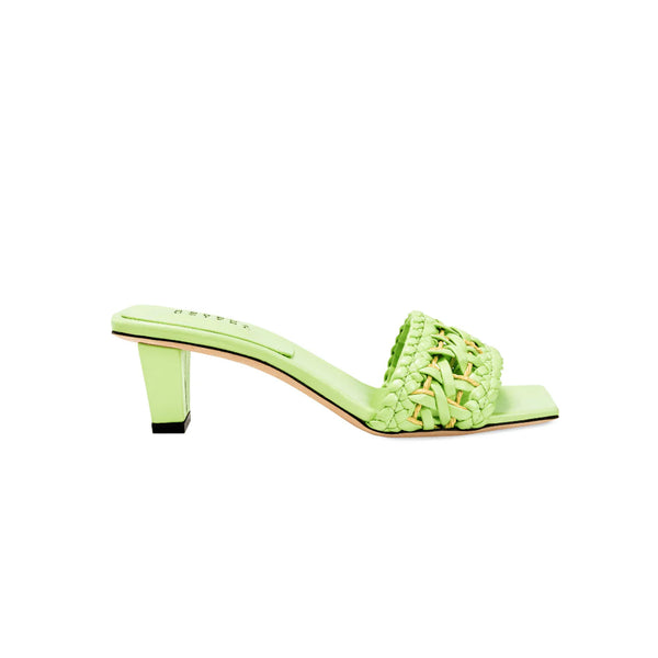 serena uziyel Almeria Avocado Mid-Heel Sandal Mid-Heels
