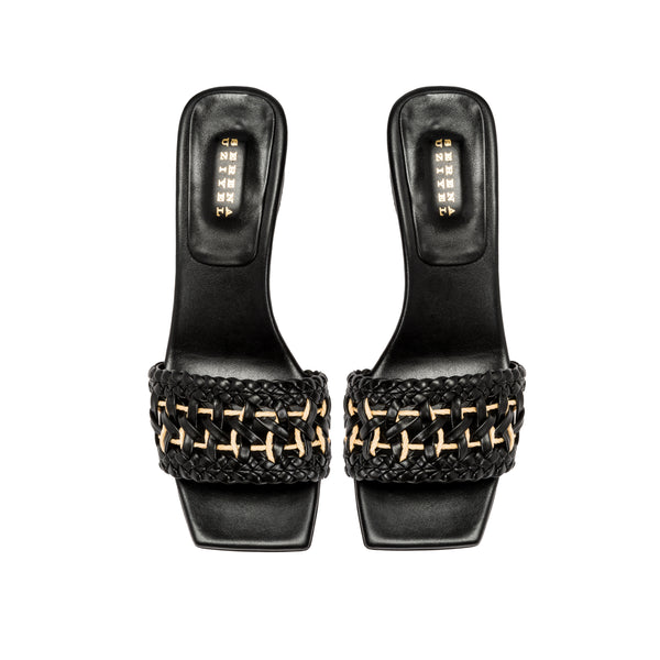 Serena Uziyel Almeria Black High-Heel Sandal High-Heels