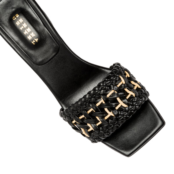 Serena Uziyel Almeria Black High-Heel Sandal High-Heels