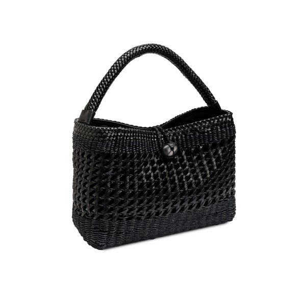 serena uziyel Almeria Black Large Tote Bag Tote Bag