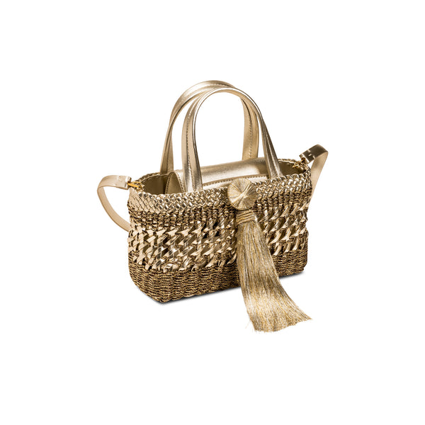 serena uziyel Almeria Sahara Mini Tote Bag Tote Bag