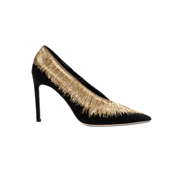 serena uziyel Arinna Black High-Heel Pump High-Heels