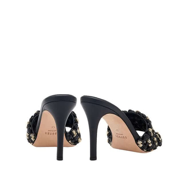 Serena Uziyel Aurnia Black High-Heel Sandal High-Heels