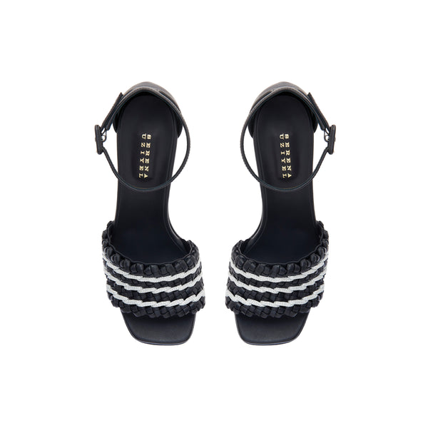 Serena Uziyel Aurnia Black Platform Ankle Sandal Platforms