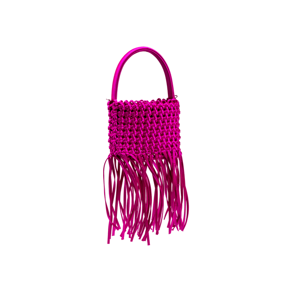 serena uziyel Aurnia Mini Fuschia Tote Bag Tote Bag
