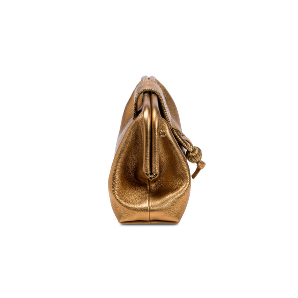 Serena Uziyel Boho Chic Bronze Pouch Bag Pouch Bags