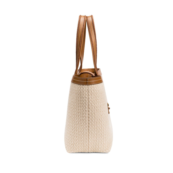 Serena Uziyel Boho Chic Medium Off White Tote Bag Tote Bag