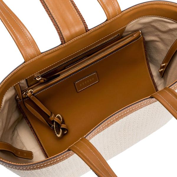 Serena Uziyel Boho Chic Medium Off White Tote Bag Tote Bag